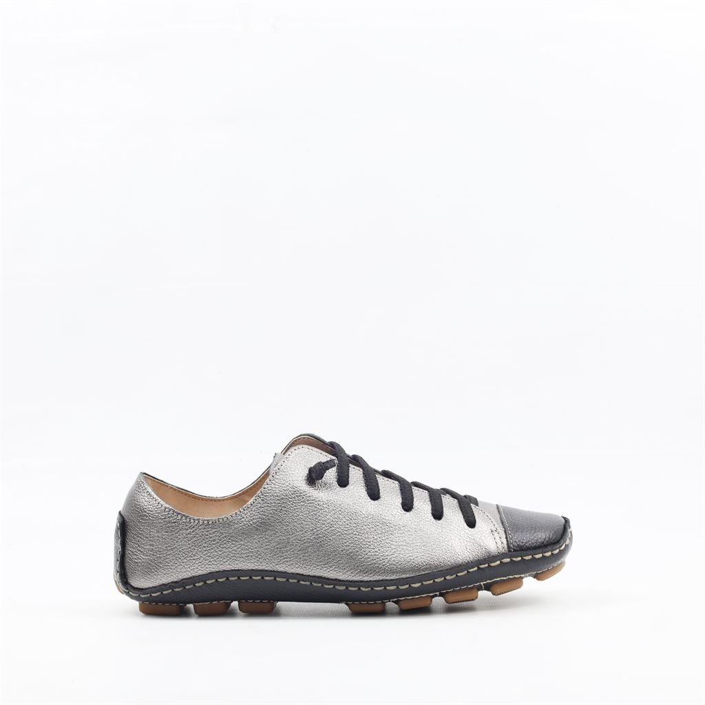 Tênis Flat Metalizado Floter Cinza 2