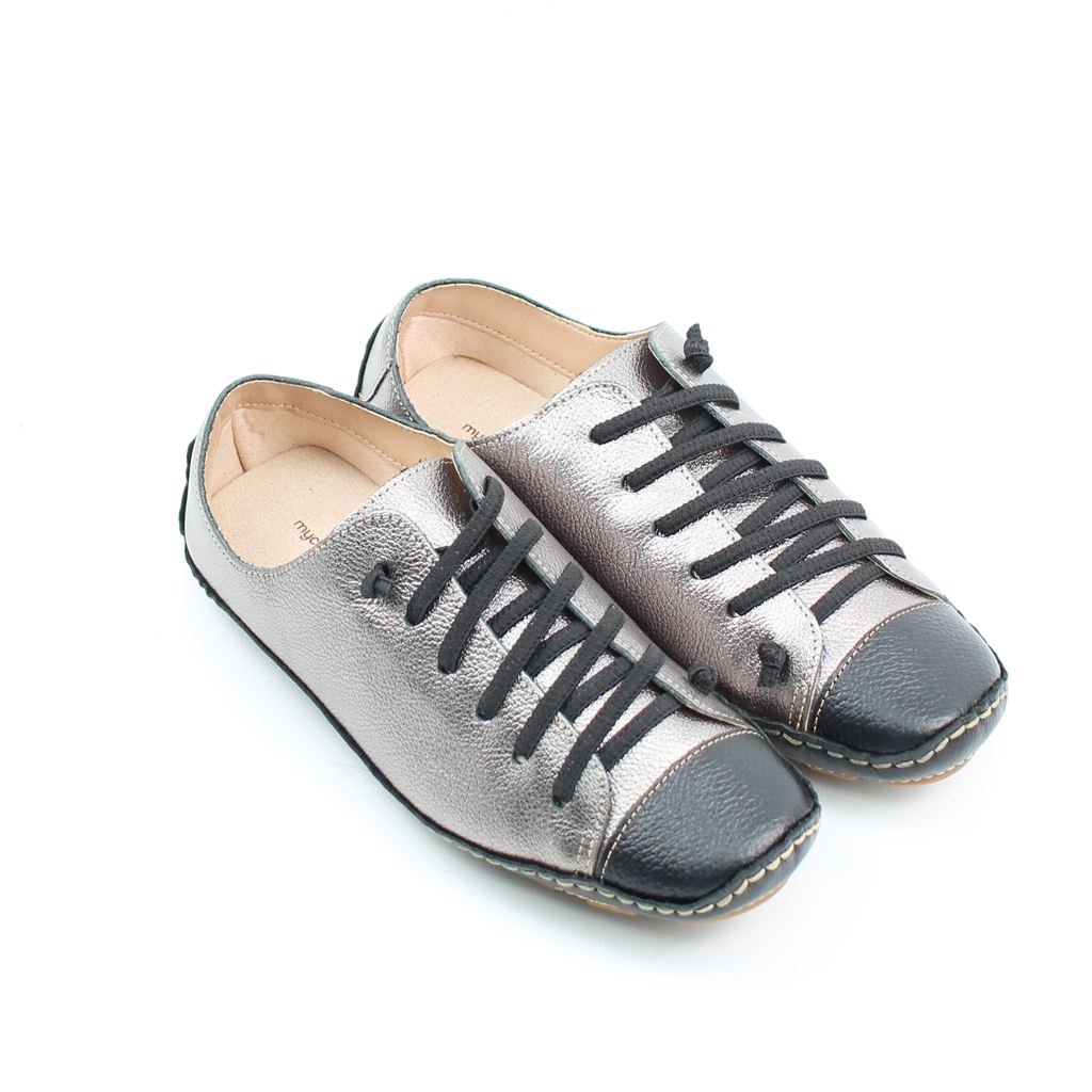 Tênis Flat Metalizado Floter Cinza 3