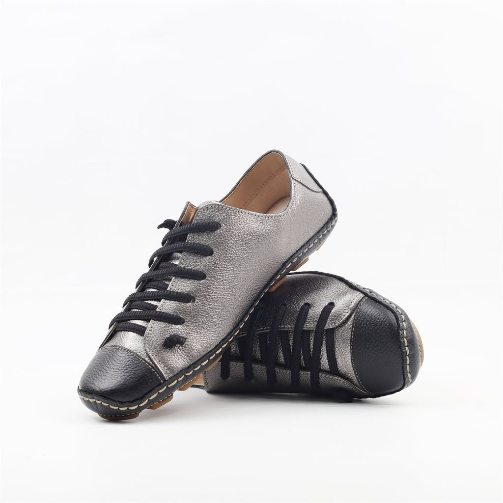 Tênis Flat Metalizado Floter Cinza 5