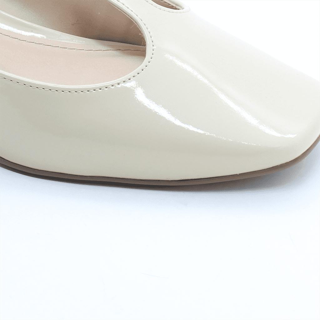Scarpin Slingback Salomé Bege 2