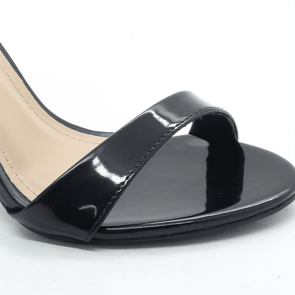 Sandália Salto Bloco Verniz Preto 5