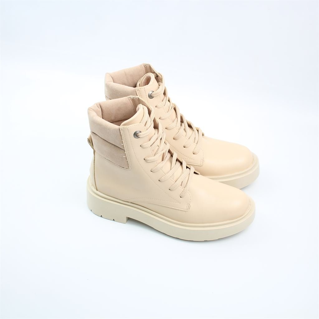 Bota Coturno Amarração Branco 2