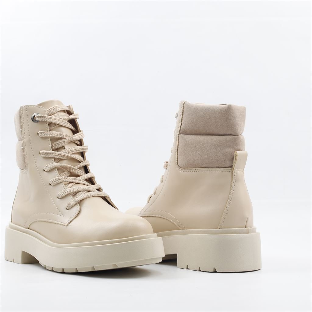 Bota Coturno Amarração Branco 4