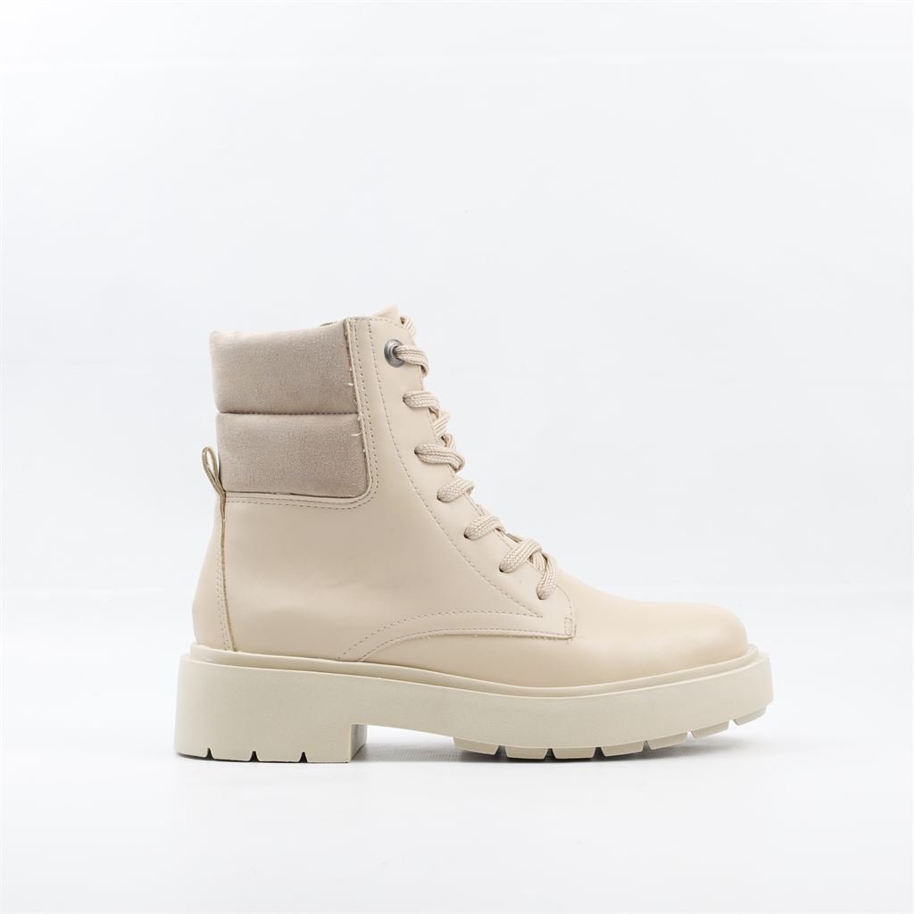 Bota Coturno Amarração Branco 5