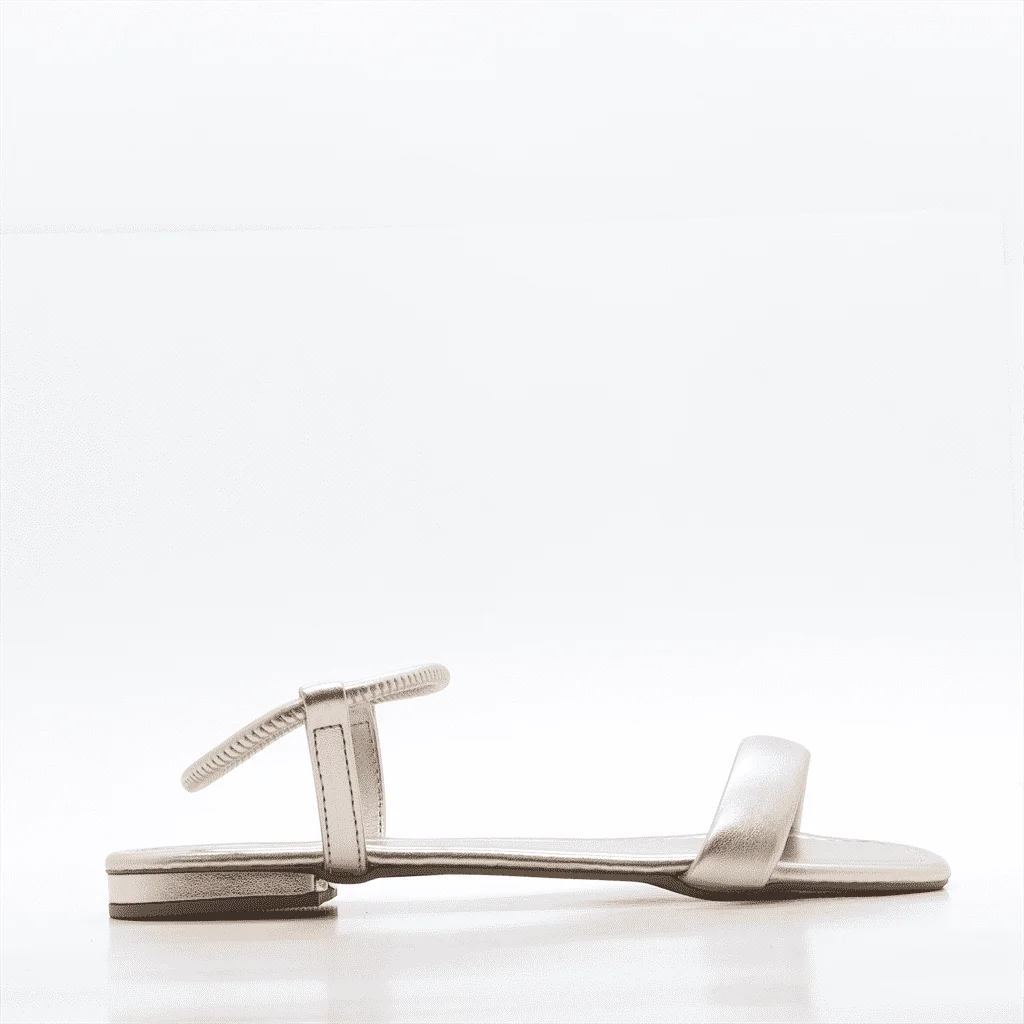 Rasteira Sandália Metalizada Dourado 3