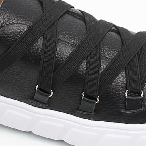 Tênis Flatform Couro Preto 3