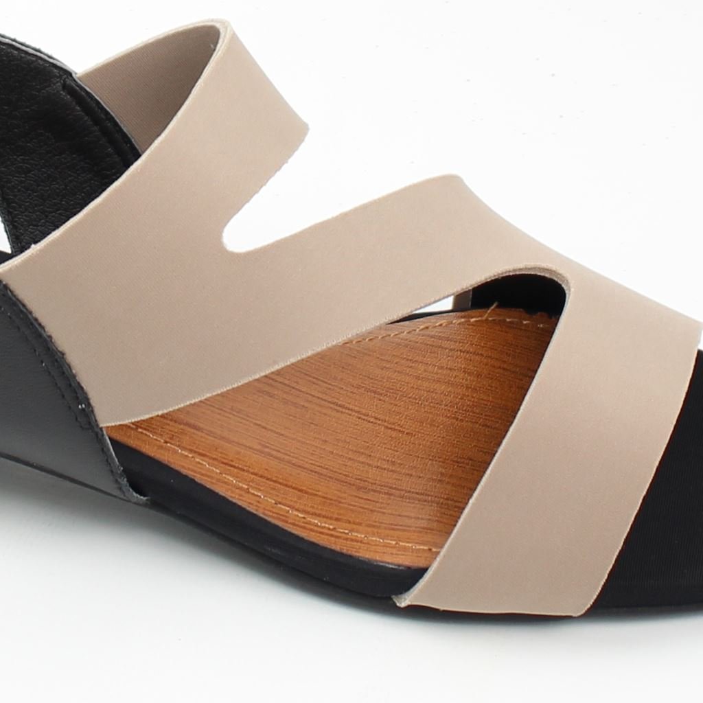 Sandália Salto Bloco Conforto Cinza 3