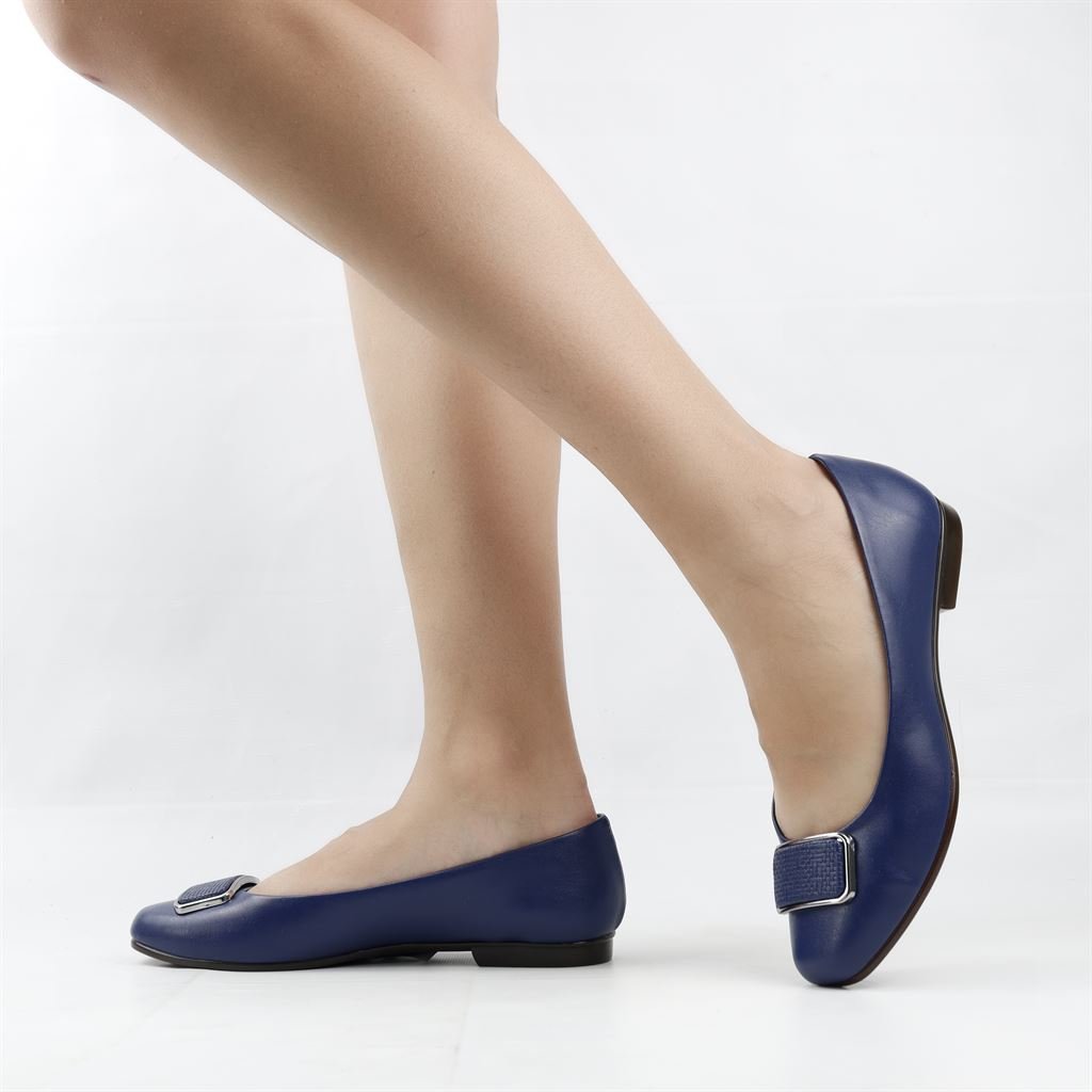 Sapatilha Fivela Conforto Azul 1