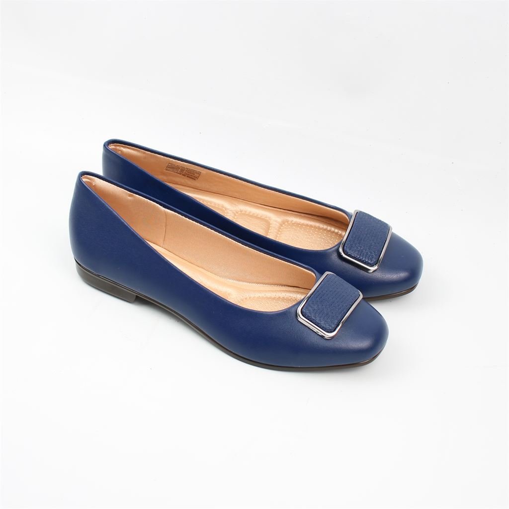 Sapatilha Fivela Conforto Azul 2