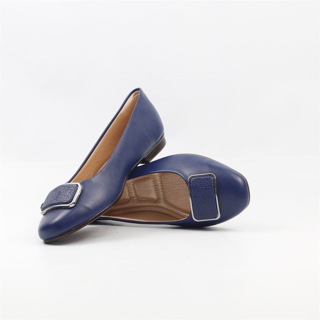 Sapatilha Fivela Conforto Azul 4