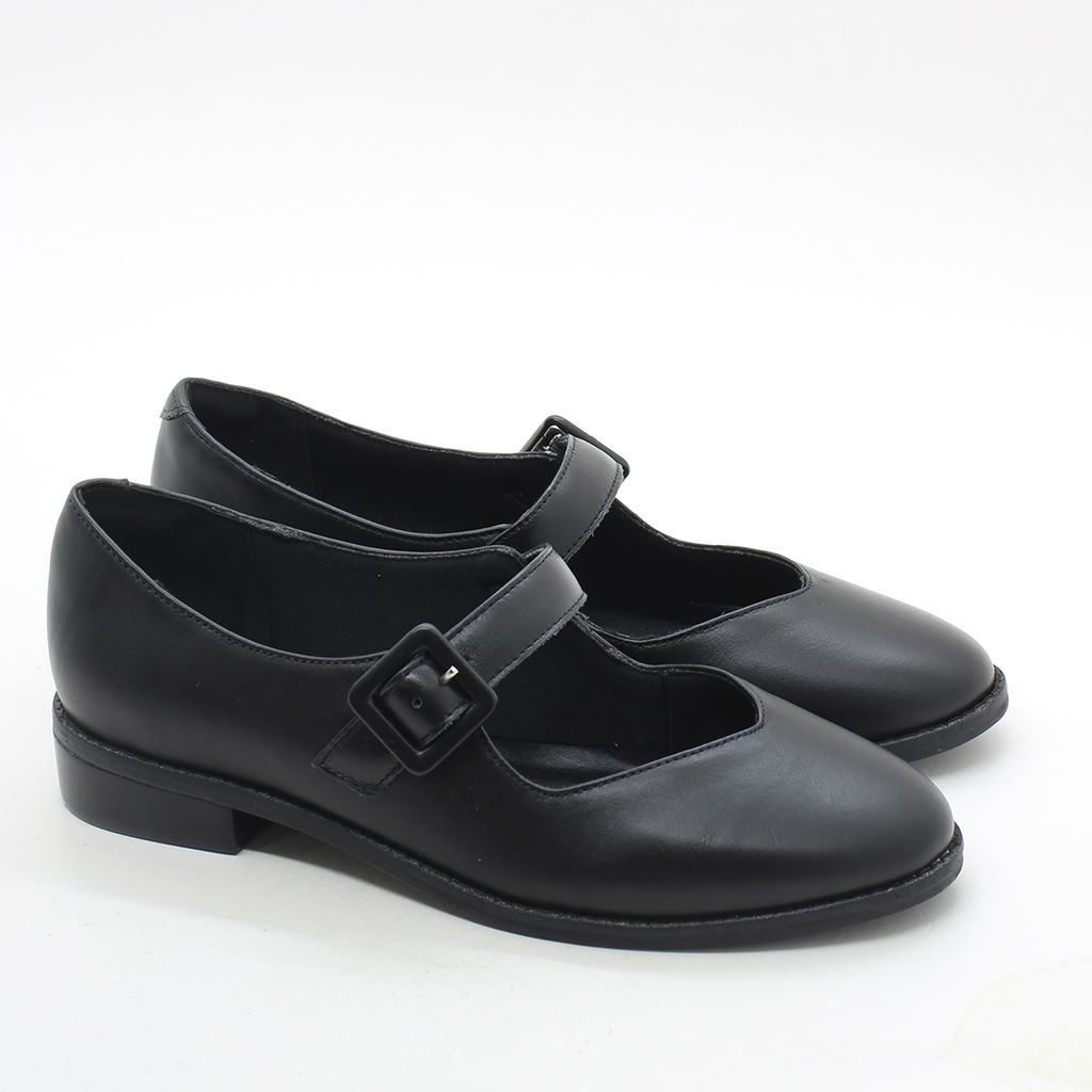 Sapato Boneca Salto Bloco Preto 2