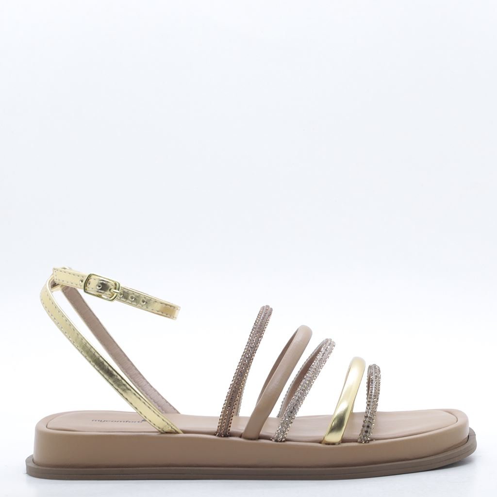 Rasteira Sandália Flatform Marrom 2