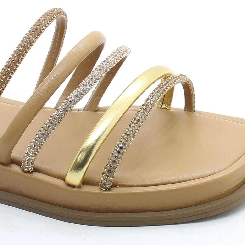 Rasteira Sandália Flatform Marrom 4