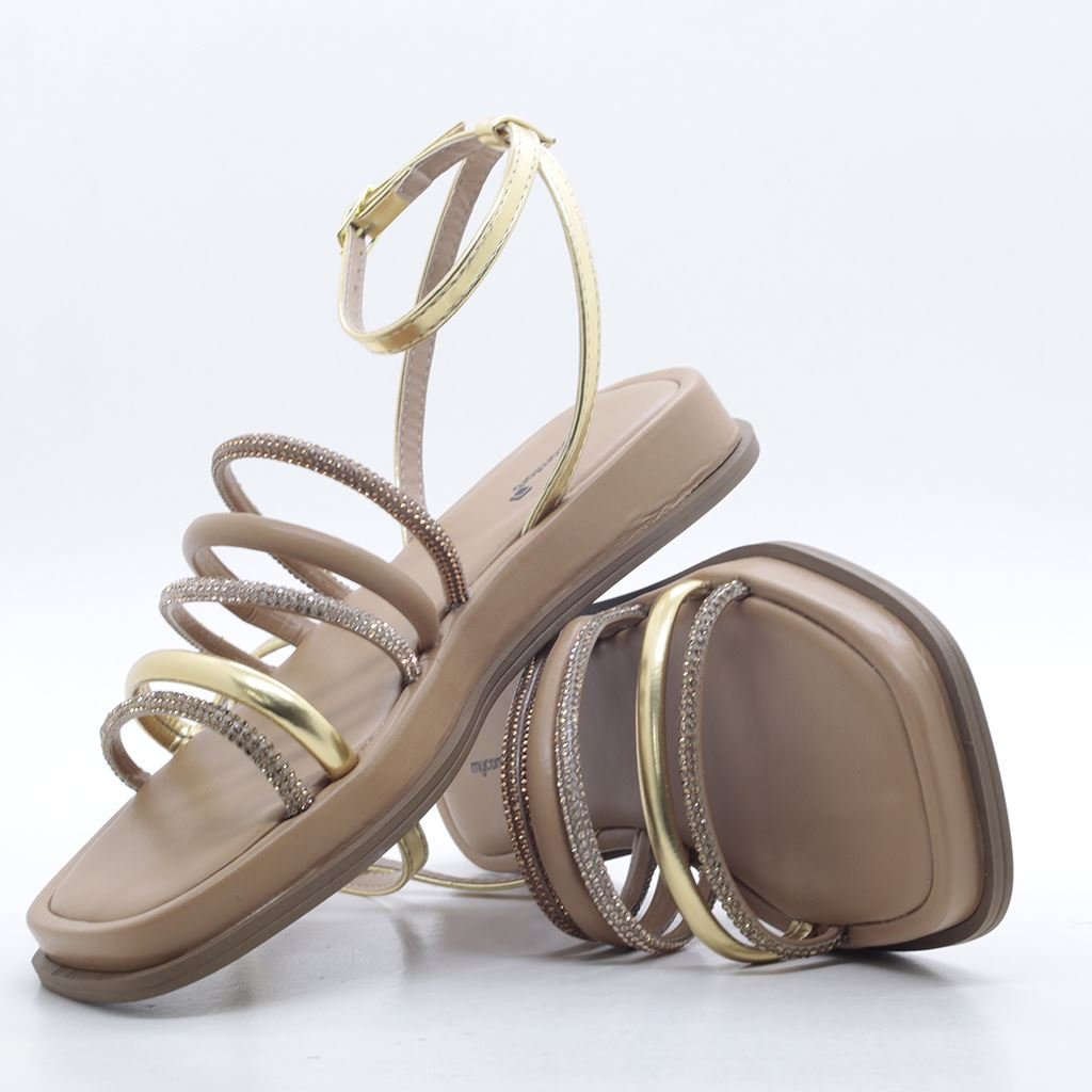 Rasteira Sandália Flatform Marrom 5