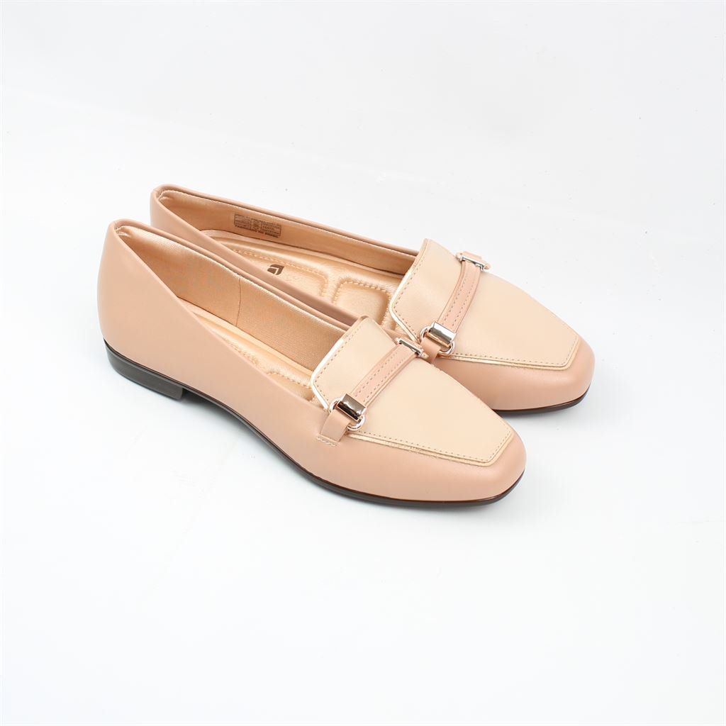 Sapatilha Mocassim Detalhe Bege 2