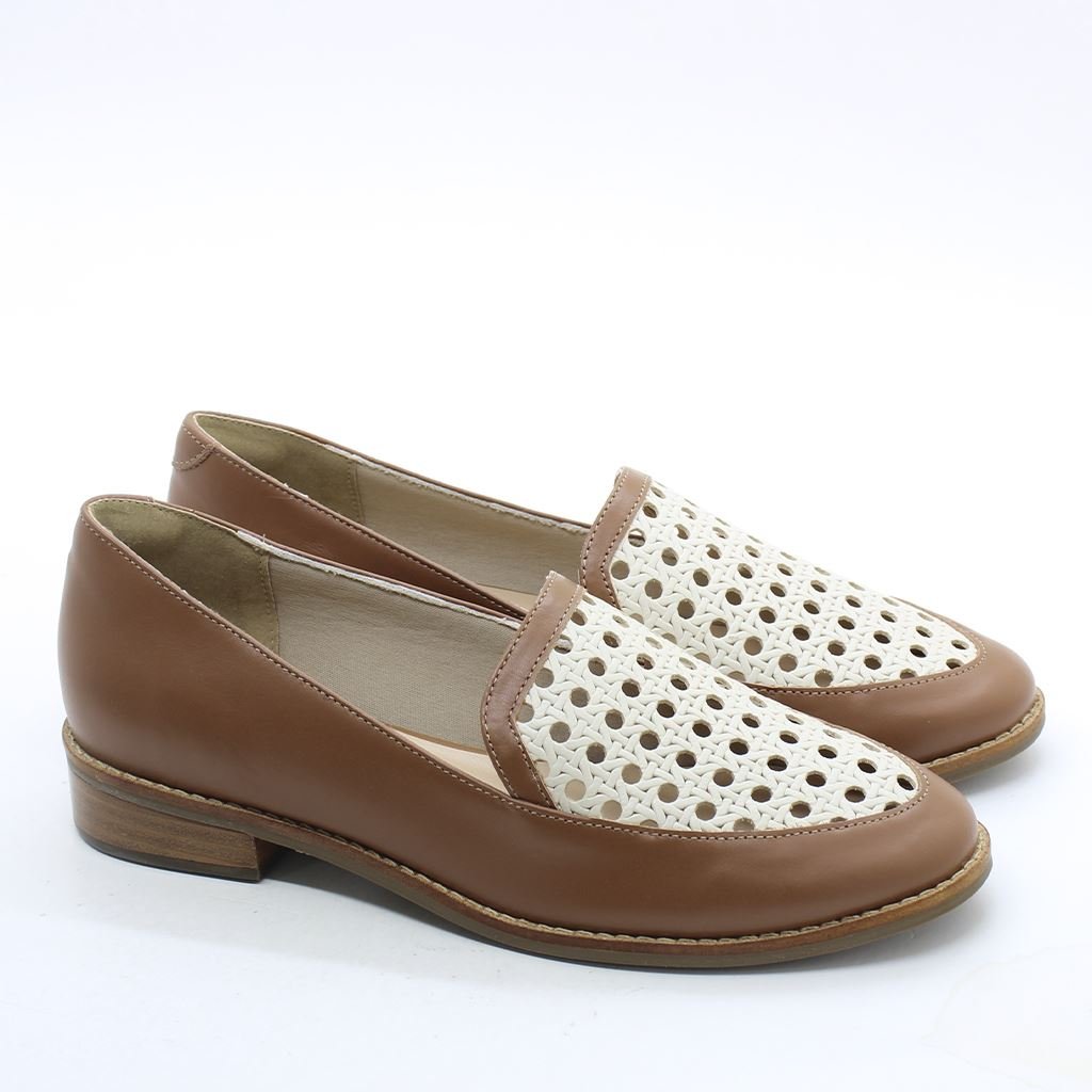 Mocassim Salto Bloco Couro Marrom 3