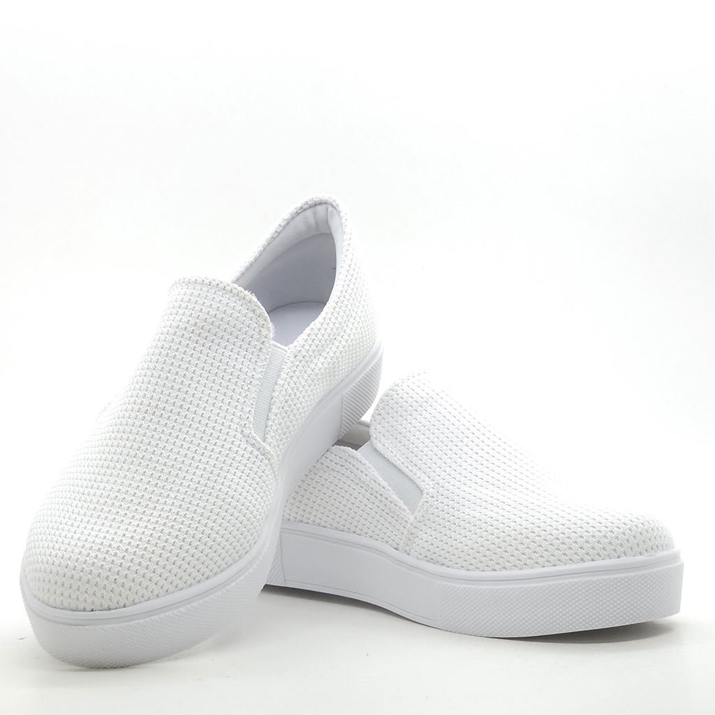 Tênis Slip On Flat Branco 3