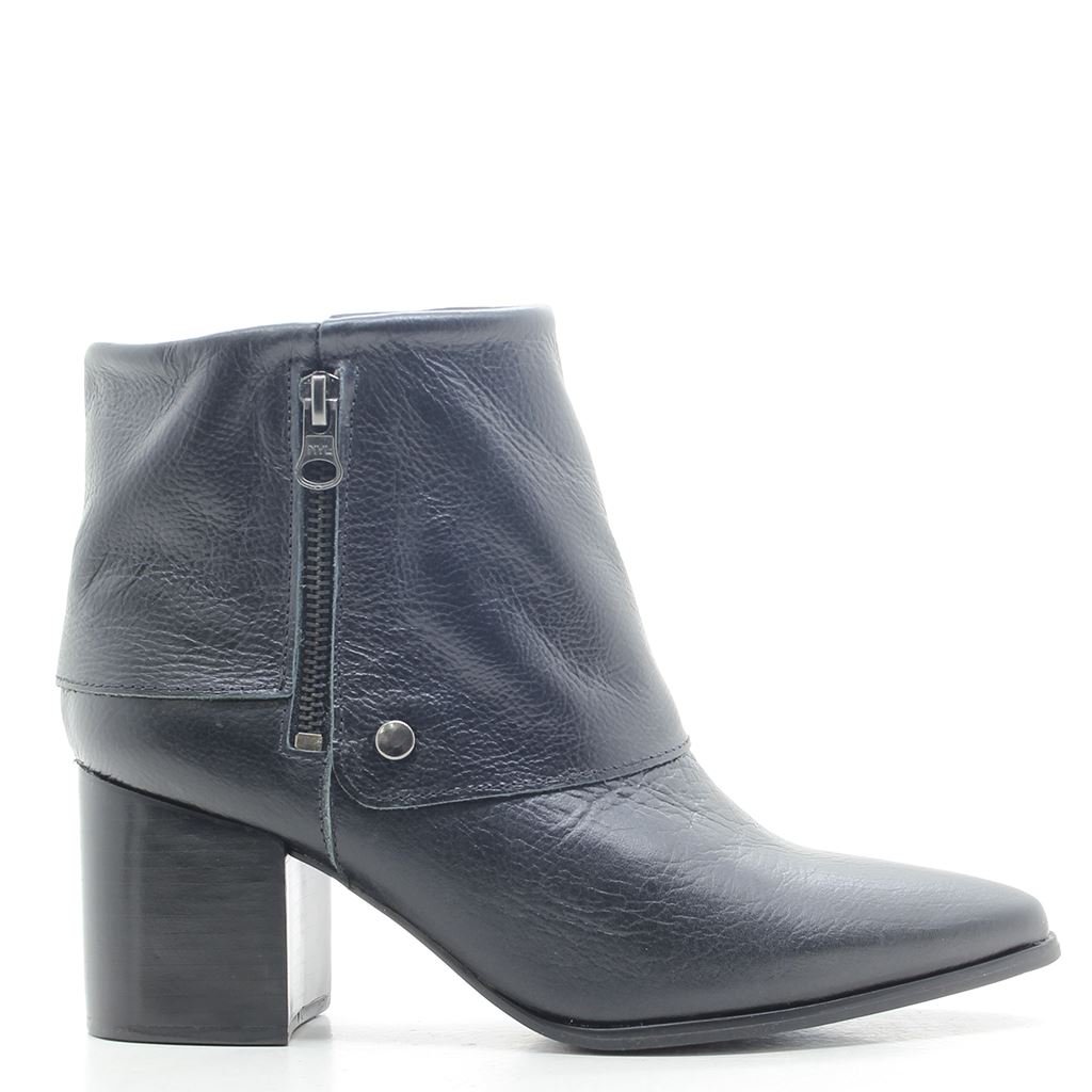 Bota Cano Baixo Polaina Preto 5