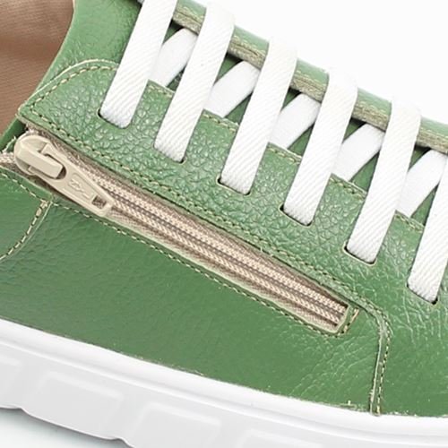 Tênis Flatform Couro Verde 3