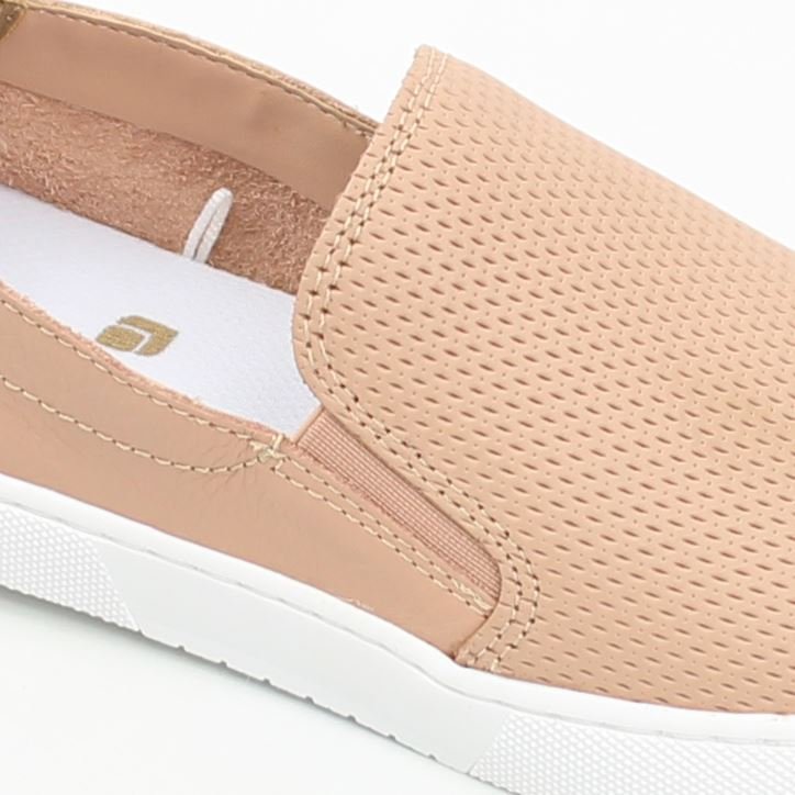 Tênis Slip On Flat Bege 3