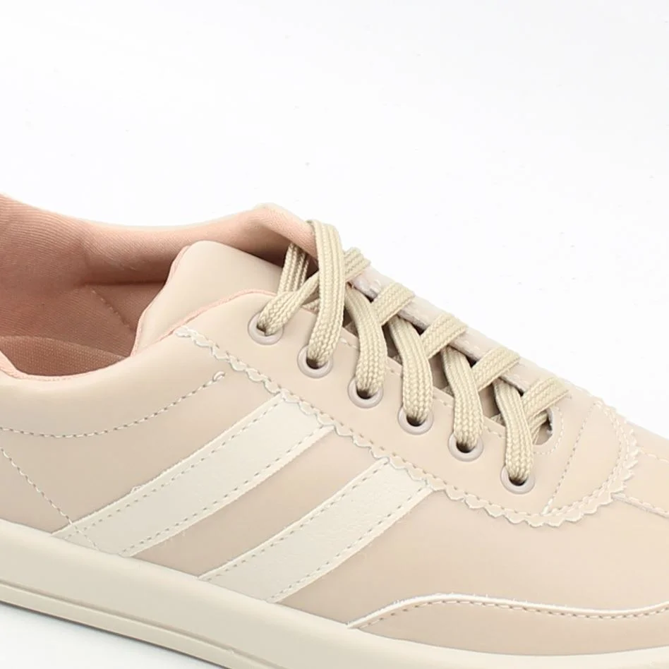 Tênis Flat Conforto Bege 4