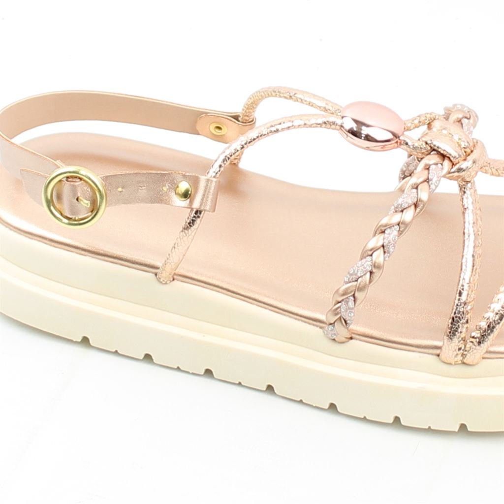 Rasteira Sandália Flatform Rosa 3