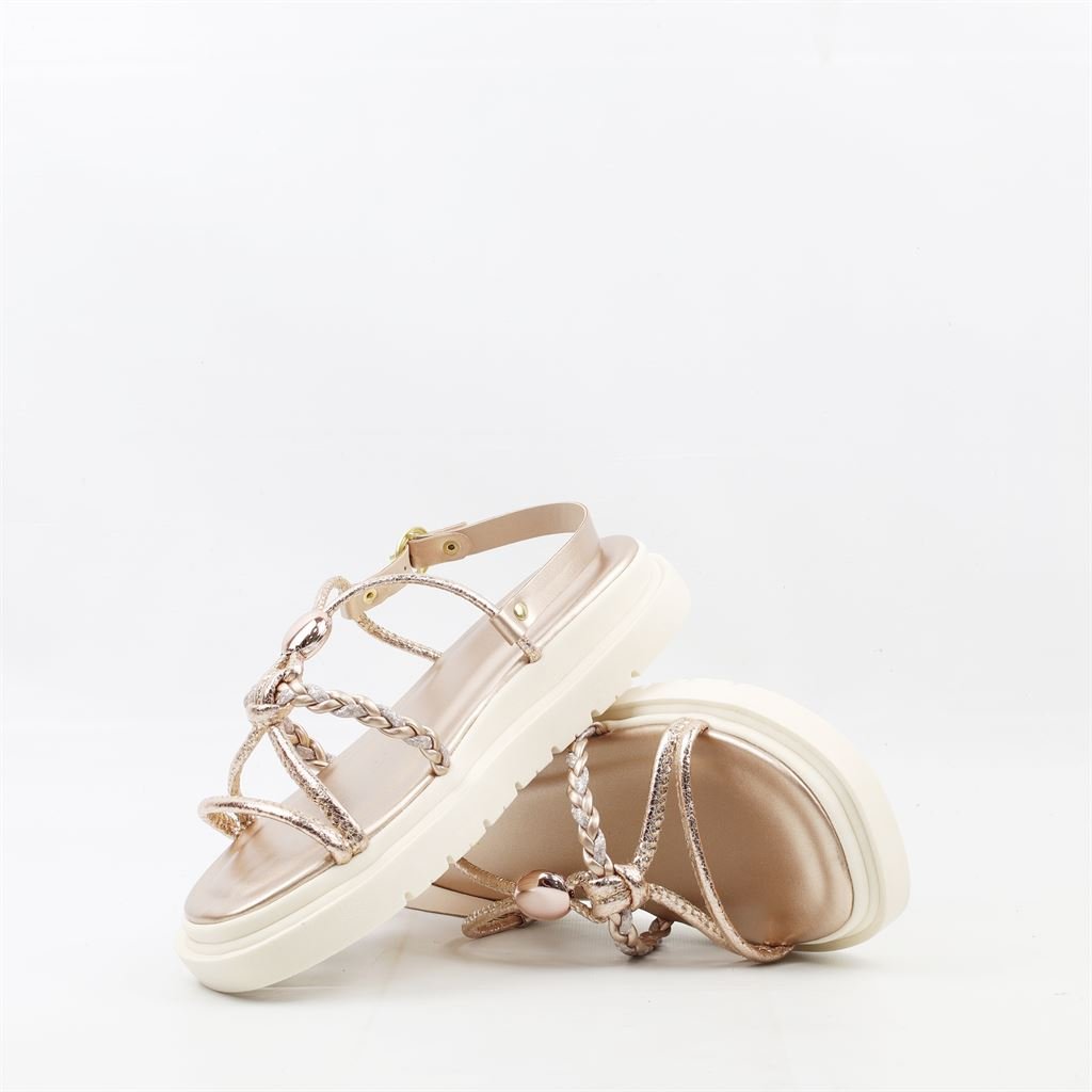 Rasteira Sandália Flatform Rosa 4