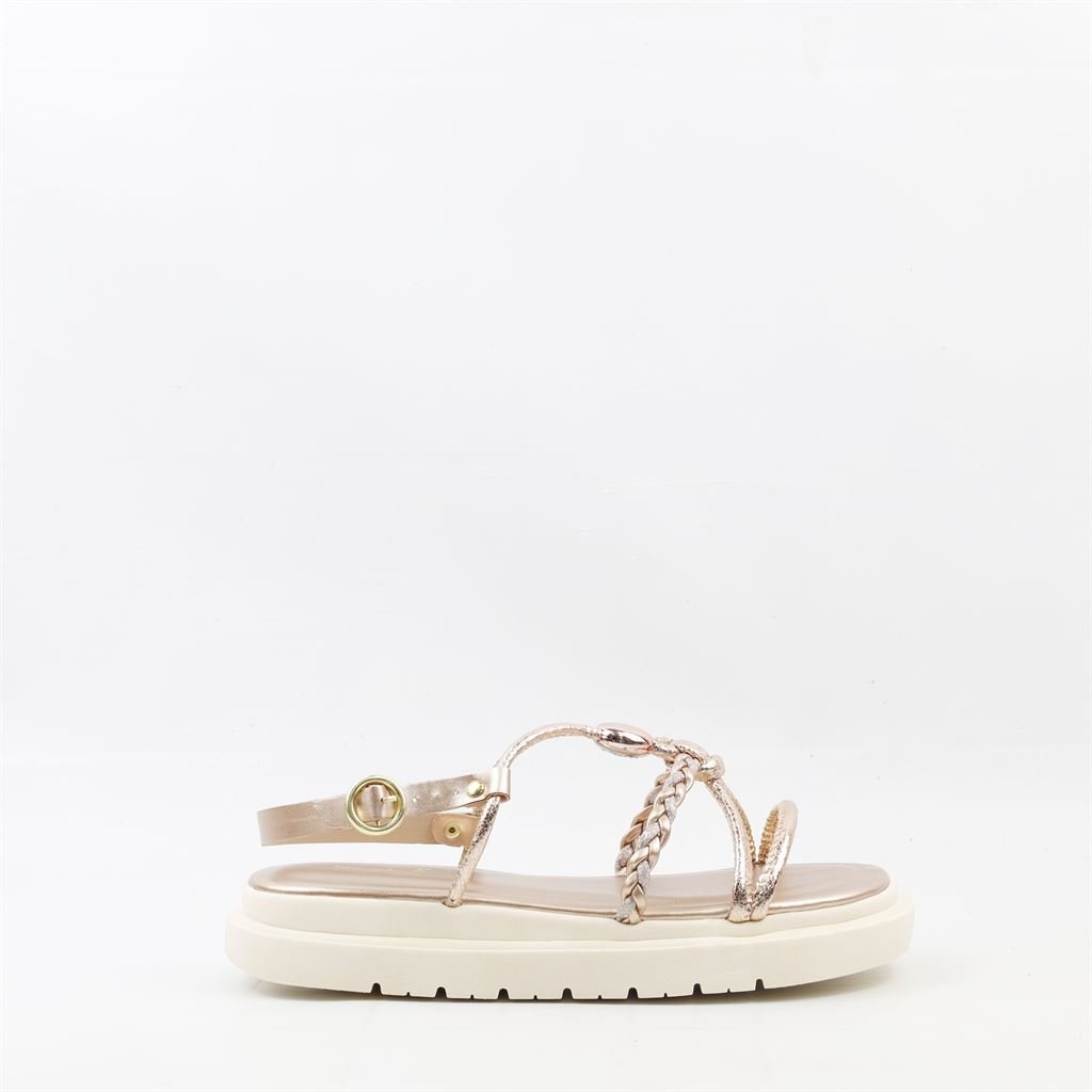 Rasteira Sandália Flatform Rosa 5