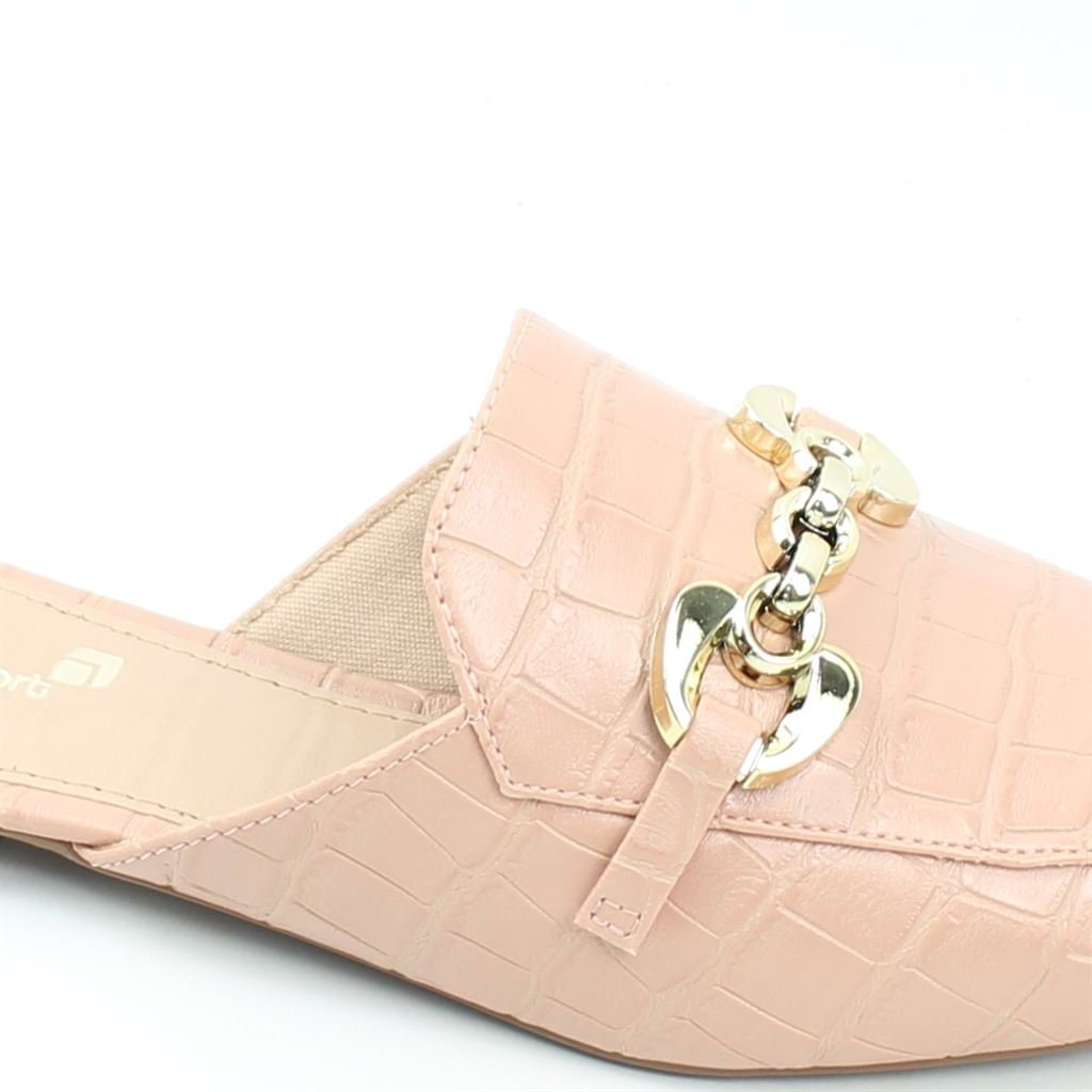 Mule Detalhe Croco Bege 3