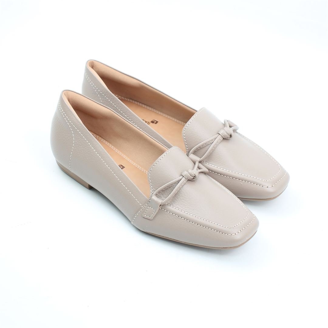 Mocassim Couro Detalhe Caqui 2