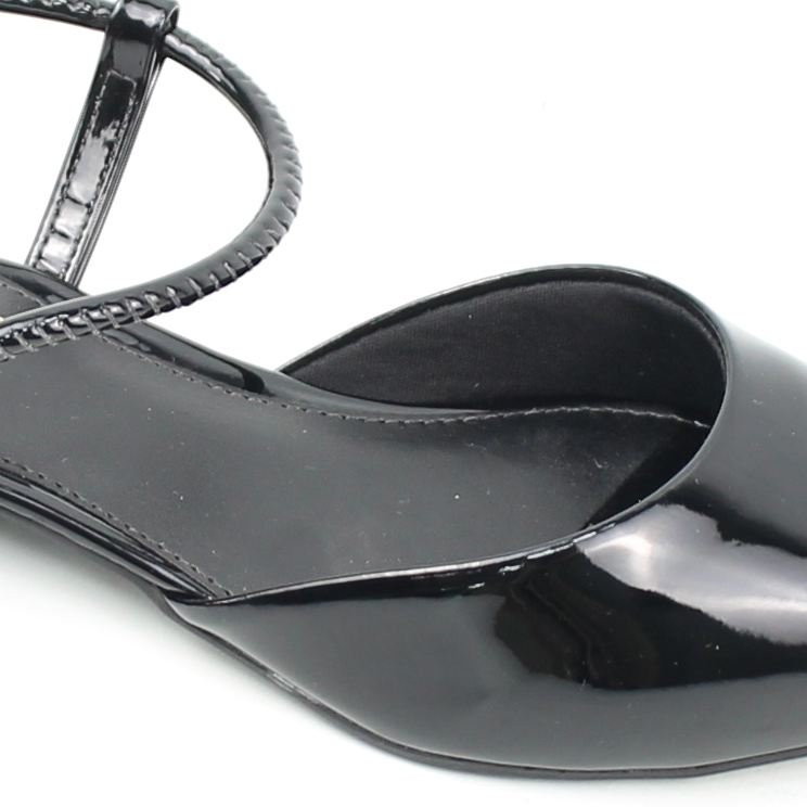 Sapatilha Slingback Verniz 3