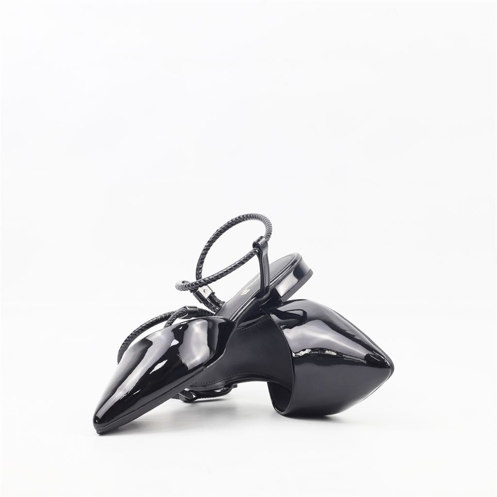 Sapatilha Slingback Verniz 4