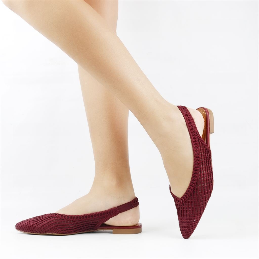 Sapatilha Slingback Vermelho 1