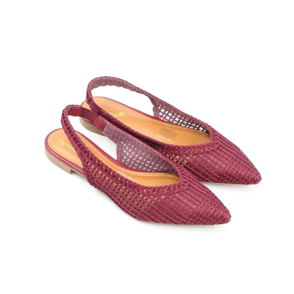 Sapatilha Slingback Vermelho 10
