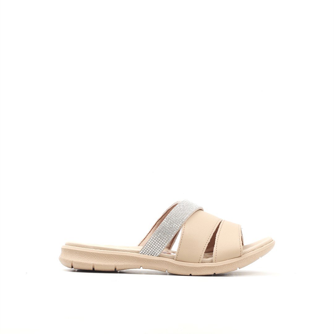 Tamanco Flatform Couro