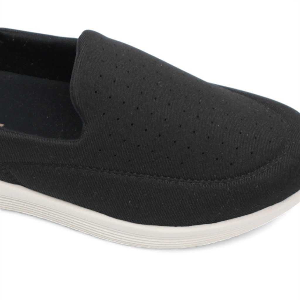 Tênis Slip On Elastano Preto 4