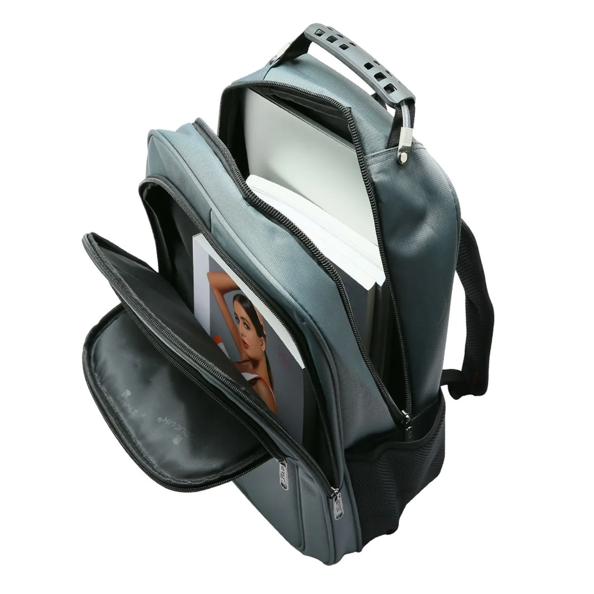 Mochila Executiva Porta Notebook - Republic Vix 8734032 - Cinza Cinza 3