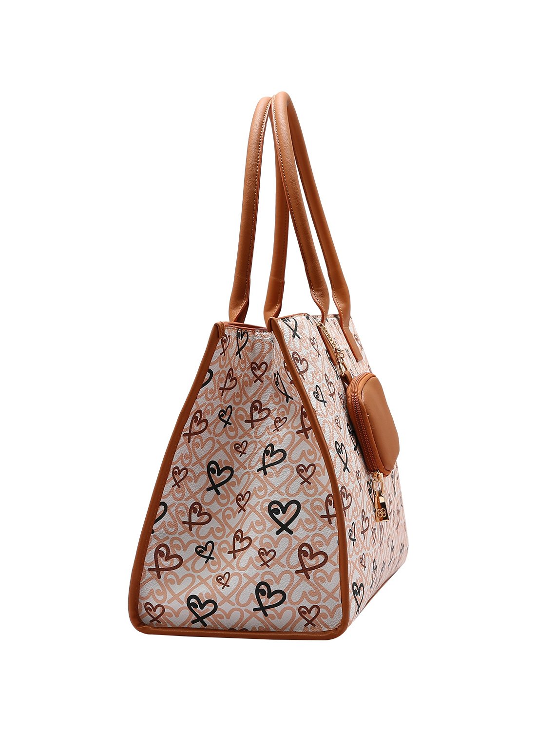 Bolsa de Viagem - Chenson Original - Mala de Bordo - Classic Heart - Bege 3484988 Bege 2