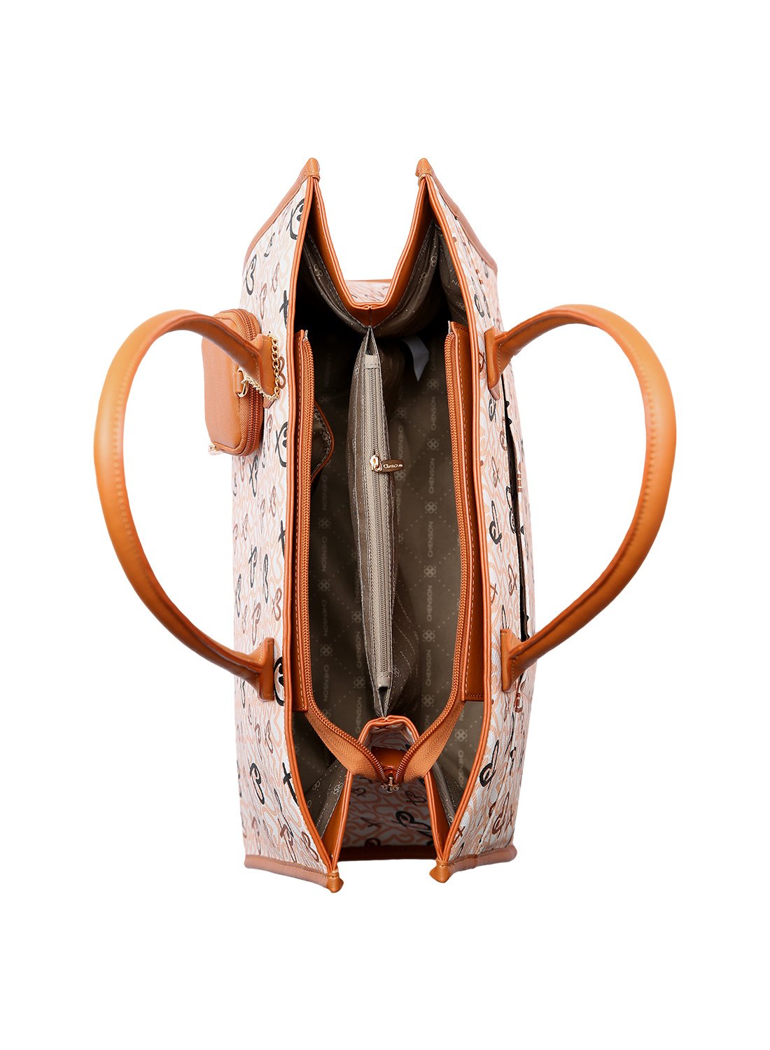 Bolsa de Viagem - Chenson Original - Mala de Bordo - Classic Heart - Bege 3484988 Bege 3