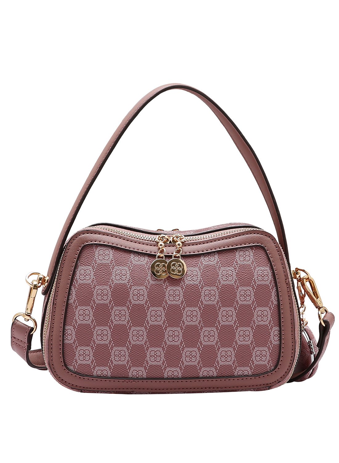 Bolsa Feminina Chenson Original - New Cristal - Alca de Mao - Rose 3485030 Rosa 3