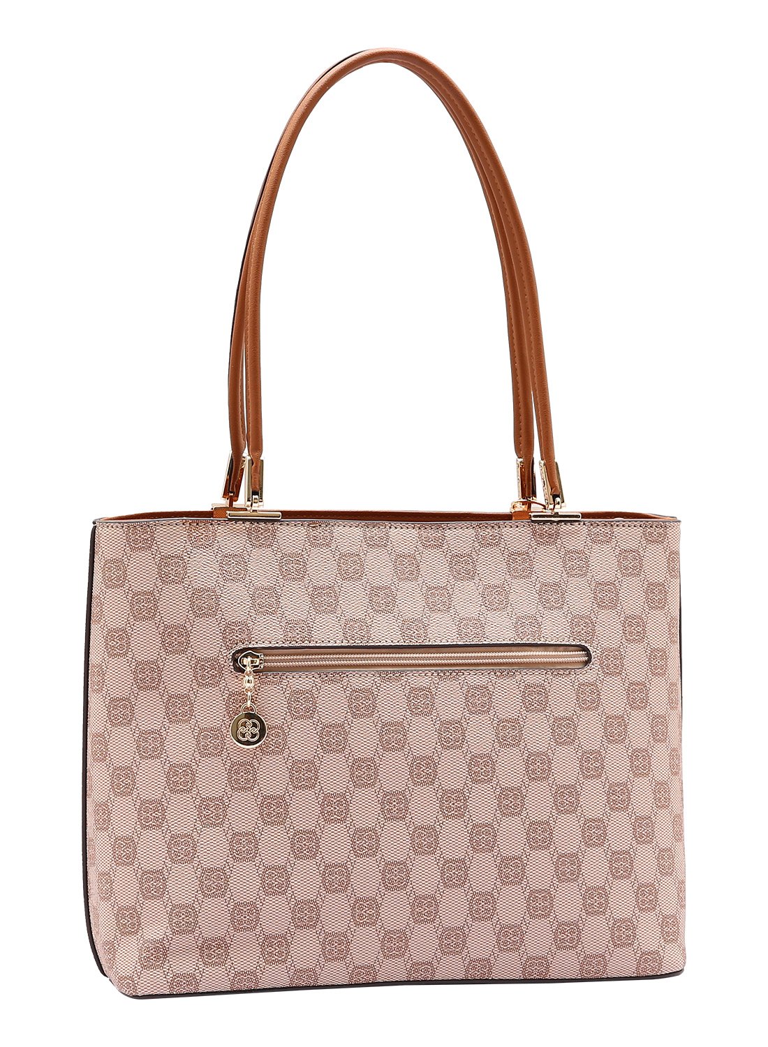 Bolsa Feminina Chenson Original - New Cristal - Alca de Ombro - Marrom 3485024 Marrom 3