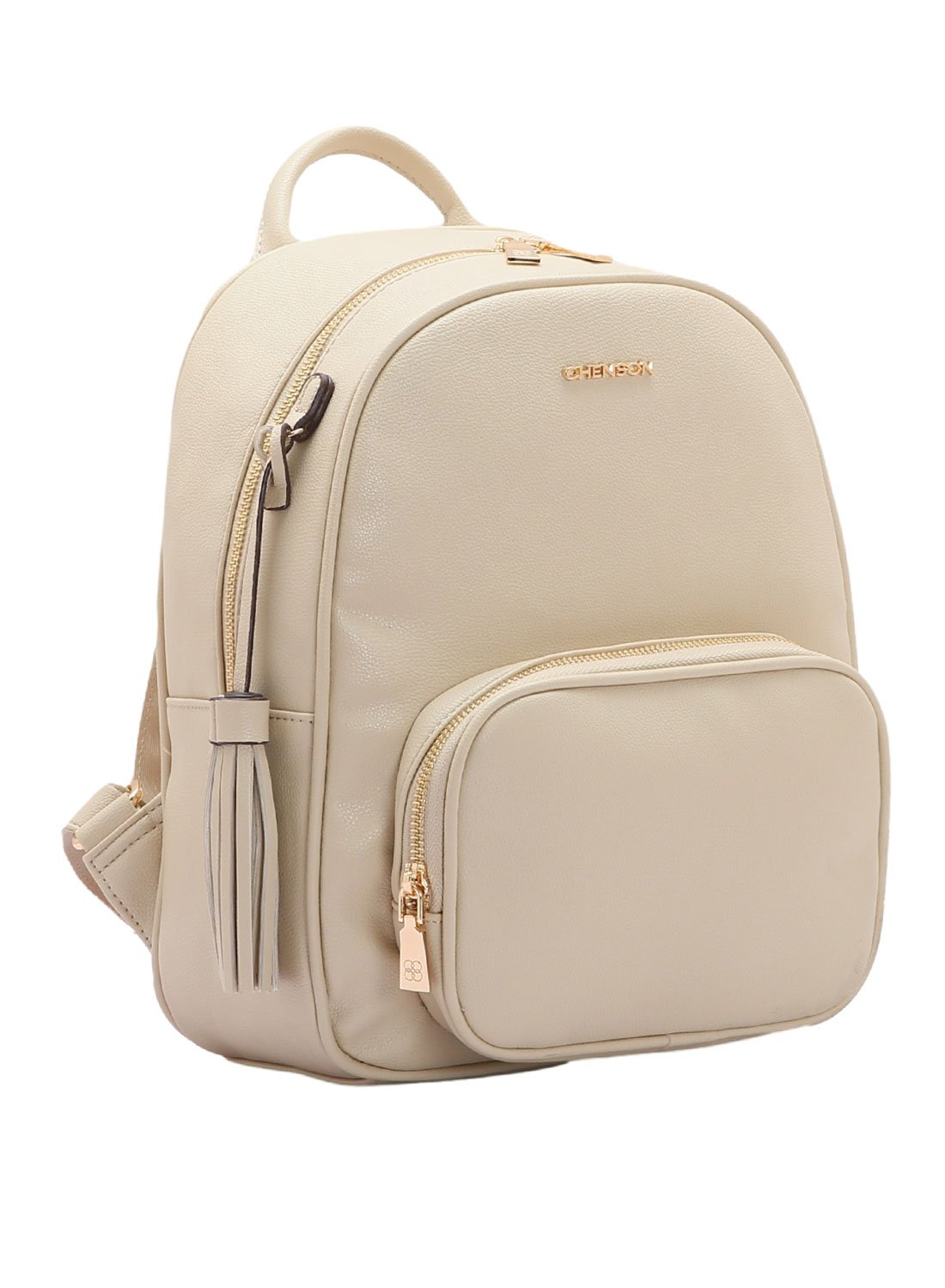 Mochila Feminina Chenson Original - Classica - Bege - 8484287