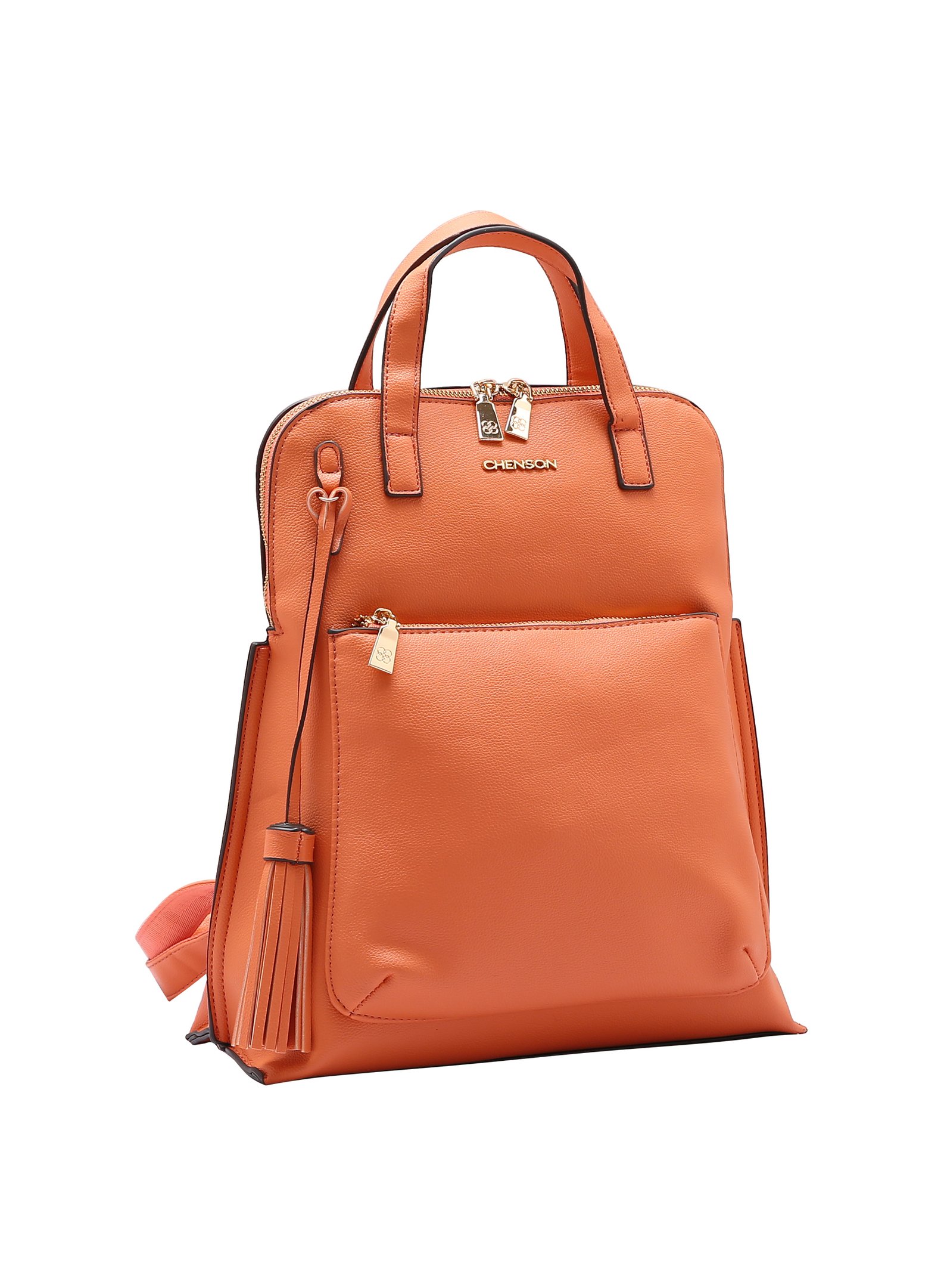  Mochila Feminina Classica - Alca de costas - Terra - Chenson 8484292