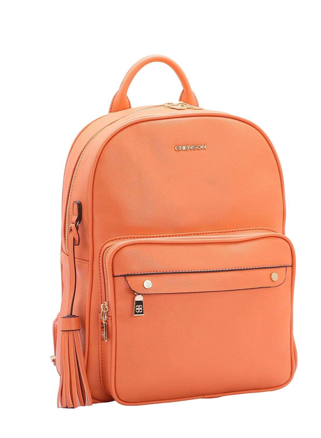  Mochila Feminina Classica - Alca de costas - Terra - Chenson 8484293