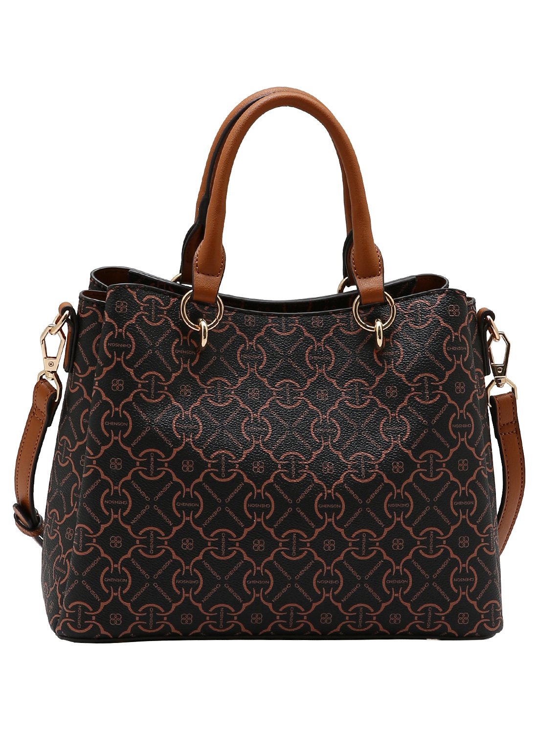 Bolsa Chenson Cafe Original - Classic Cristal - Alca de Mao Marrom 4