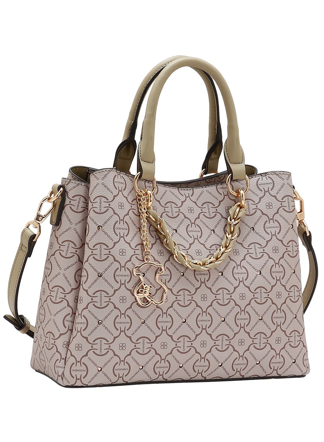 Bolsa Chenson Natural - Classic Cristal - Alca de Mao