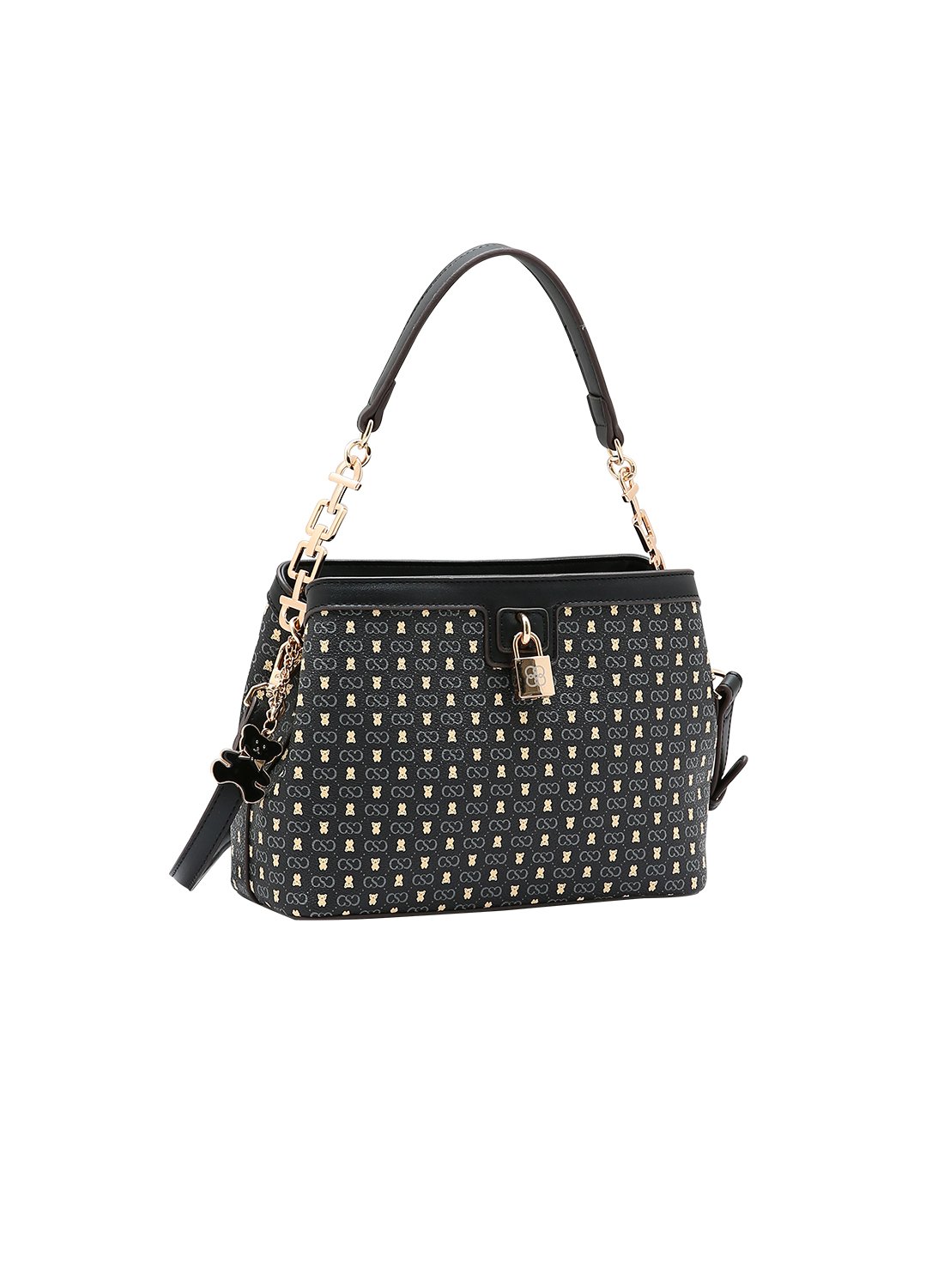 Bolsa Chenson Original - Preto - Monograma Baby Urso Preto