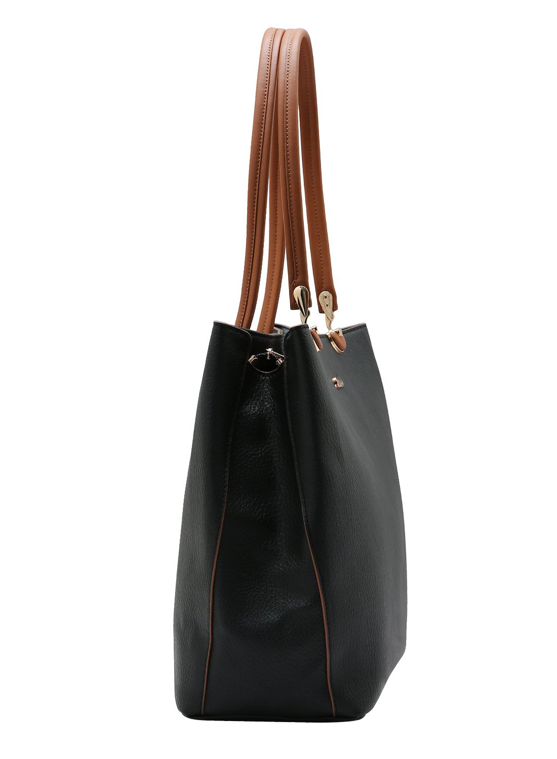 Chenson Bolsa Feminina Alca de Ombro Preta - Estilo Atemporal Preto 2