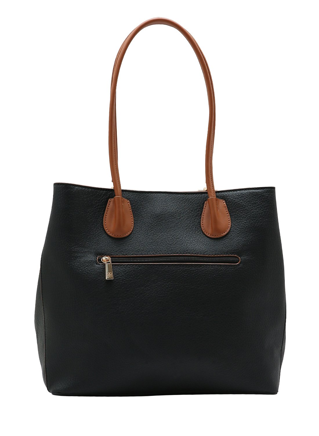 Chenson Bolsa Feminina Alca de Ombro Preta - Estilo Atemporal Preto 3