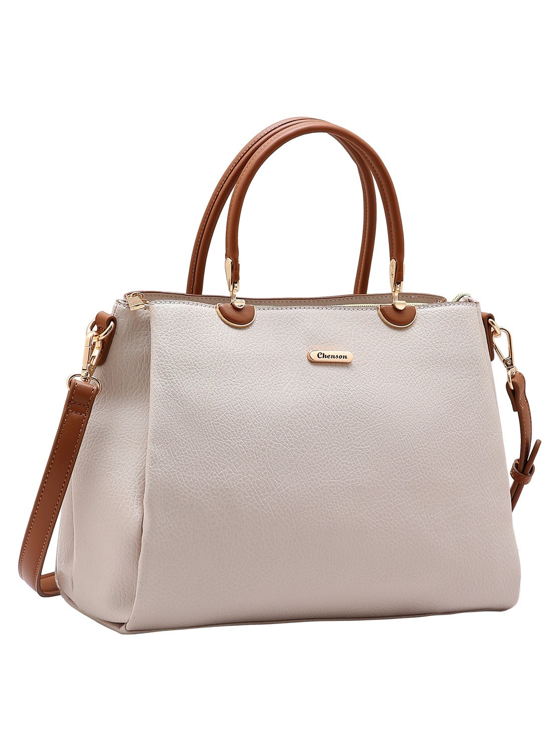Bolsa Chenson Feminina Atemporal - Nude - Alca Dupla